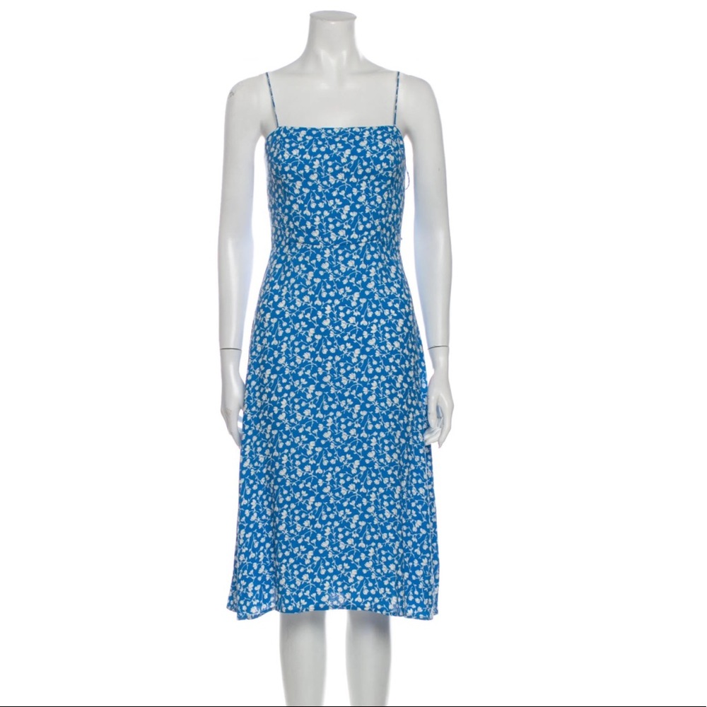 Reformation Floral Print Midi Dress